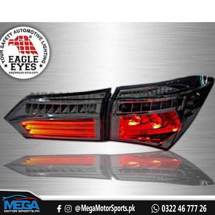 Toyota Corolla Smoke LED Bar Taillights For 2014 - 2021