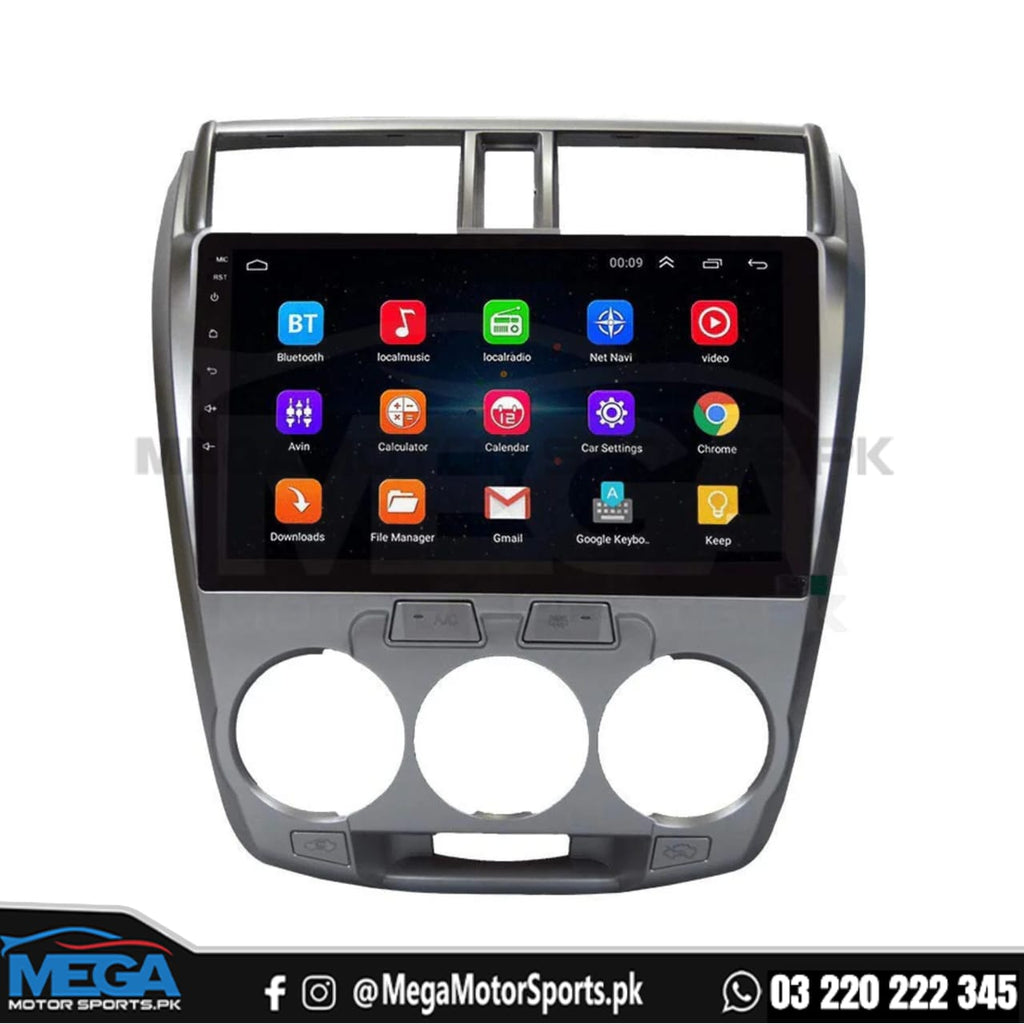 Honda City LCD Android Apple Carplay / Android Auto multimedia I2GB with 32 Gb Rom Version 2 - Model 2008-2020