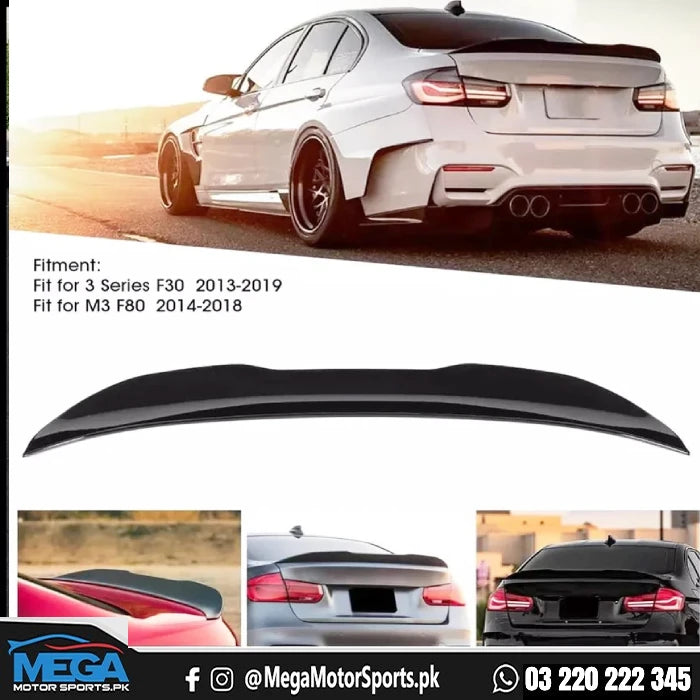 BMW 3 Series F30 Trunk Spoiler