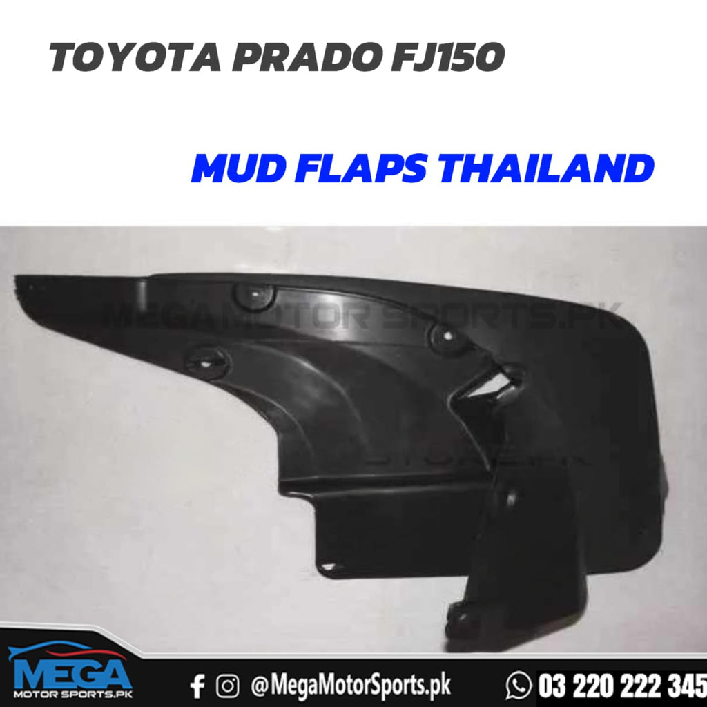 Toyota Prado Fj150 Mud Flaps Black Thailand 2010-2017