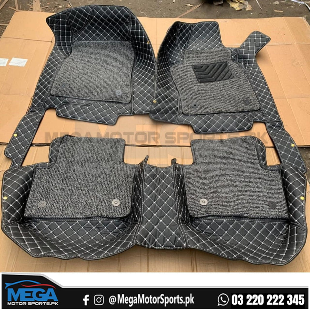 Honda Civic X 9D Floor matt Black & Grey 2016-2020