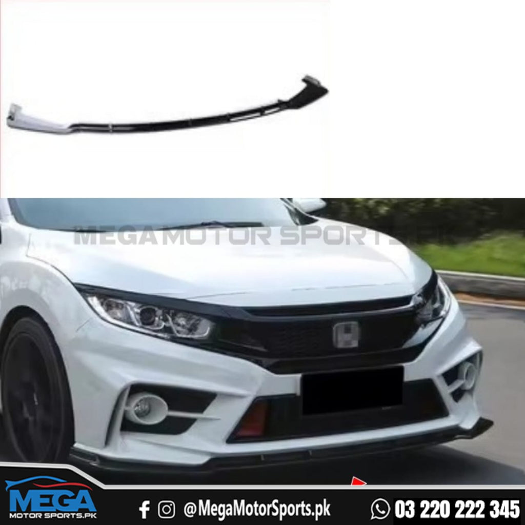 Honda Civic X FC450 Body Kit Front Lip Separator 2016-2021