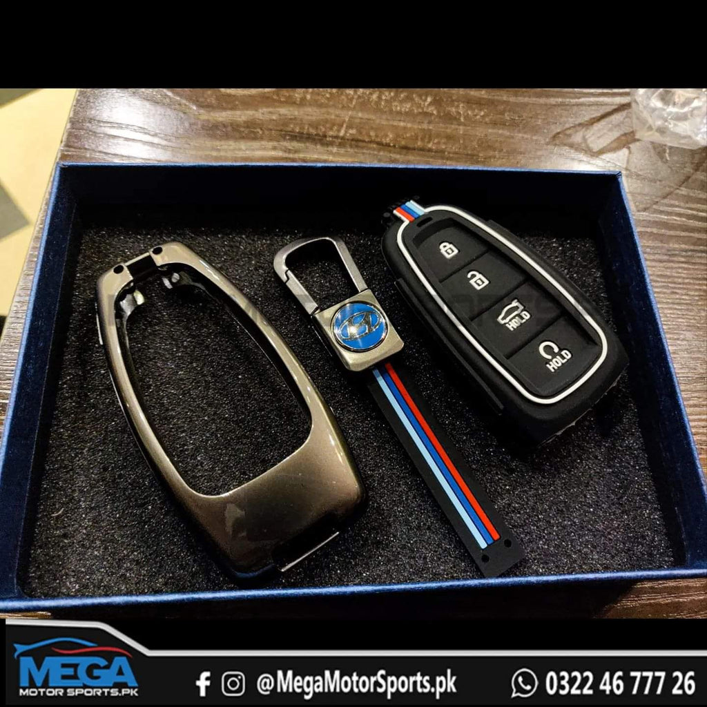 Hyundai Sonata Metal Key Fob / Key Cover For 2021 - 2024