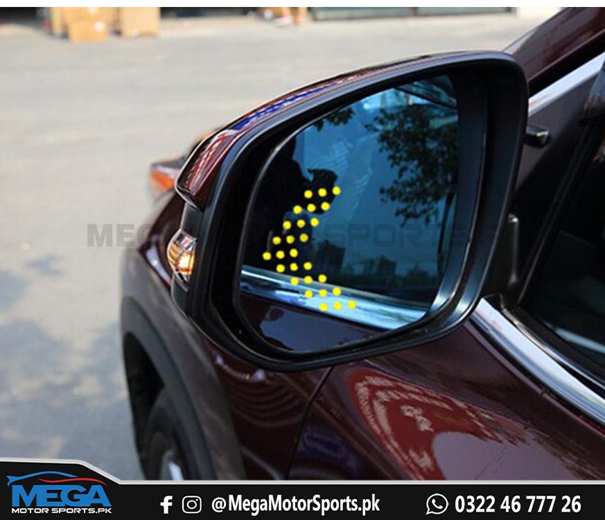 Toyota Revo Rocco GR Wide Angle LED Blue Side Mirrors 2016 - 2023