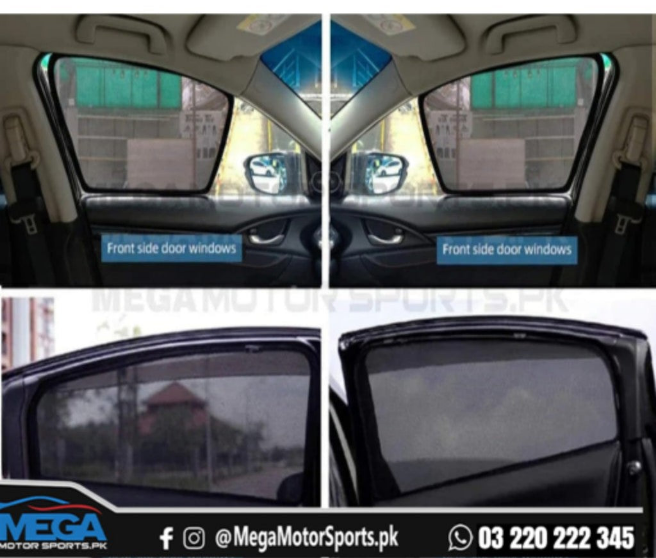 Toyota Mark X Premium Quality Sun Shades For Model 2003-2009