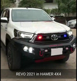 Toyota Hilux Revo Front Hamer Bull Bar / Armoured Bumper - V1  2021 - 2024 (Facelift)