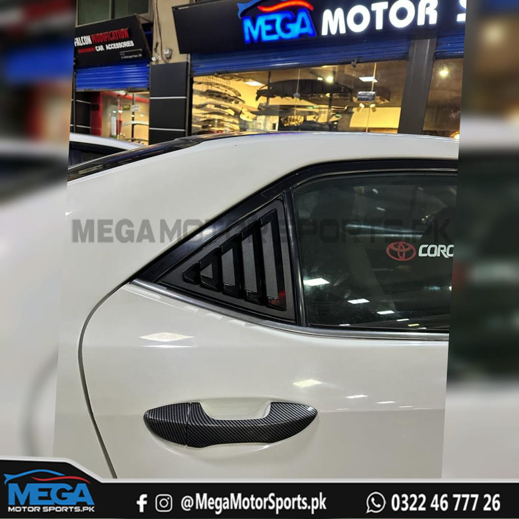 Corolla Window Quarter Louver Vents 2020