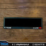 Civic X Number Plate SI / Type R / HONDA / PRL / RS