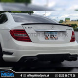 Mercedes C Class W204 Trunk Lip Spoiler 2007 - 2012
