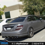 Mercedes C Class W204 Trunk Lip Spoiler 2007 - 2012