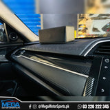 Honda Civic X AC Vent Carbon Fiber Trims 2016 - 2021