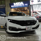Honda Civic X  Front US Facelift Bumper With Chrome Trims