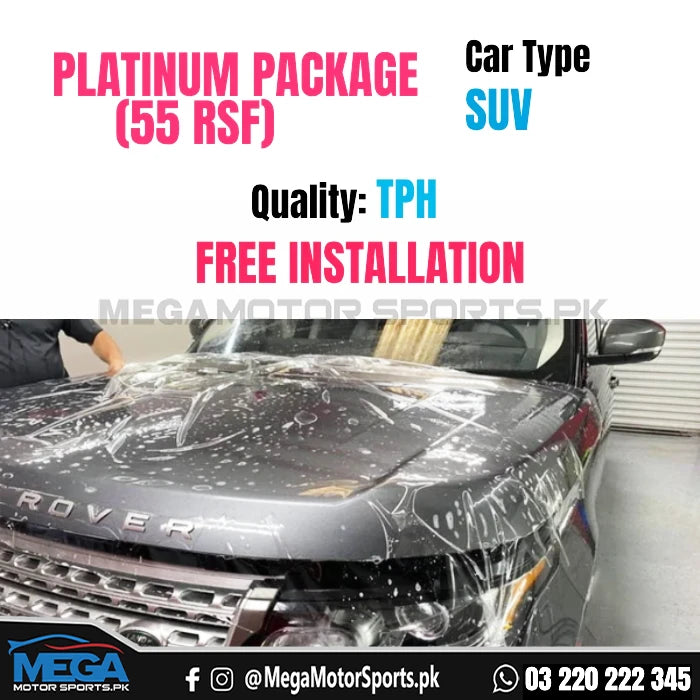 Platinum Package PPF for SUV - Type TPH - 55 RF - Paint Protection Film (PPF)