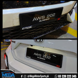 Civic X Number Plate SI / Type R / HONDA / PRL / RS