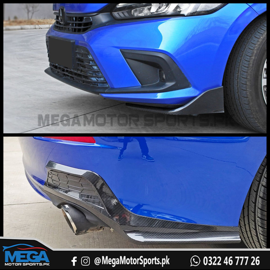 Civic 2022 Carbon Fiber Modulo Body Kit 4 Pieces Set