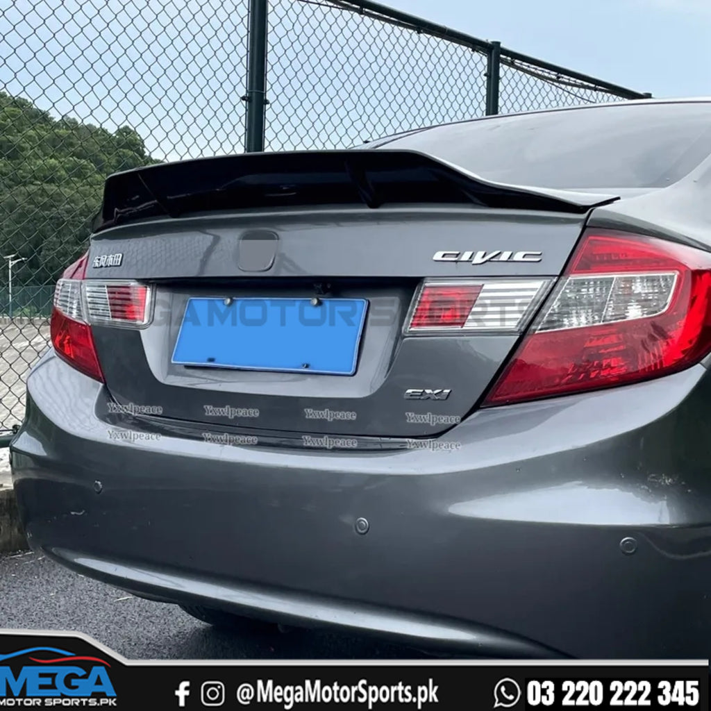 Civic Rebirth DuckTail Spoiler V1 For 2012 - 2015