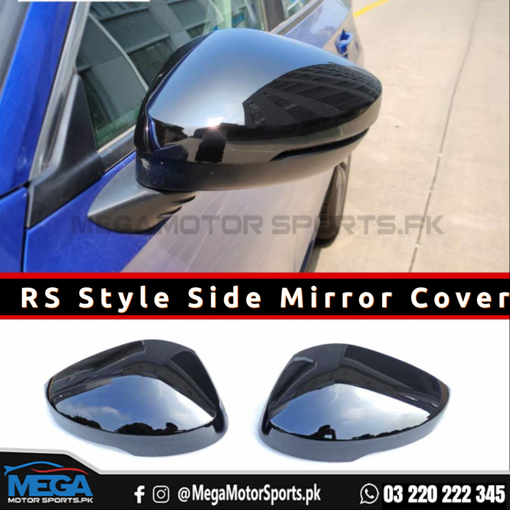 Civic RS Style Black Side Mirror Covers 2022+