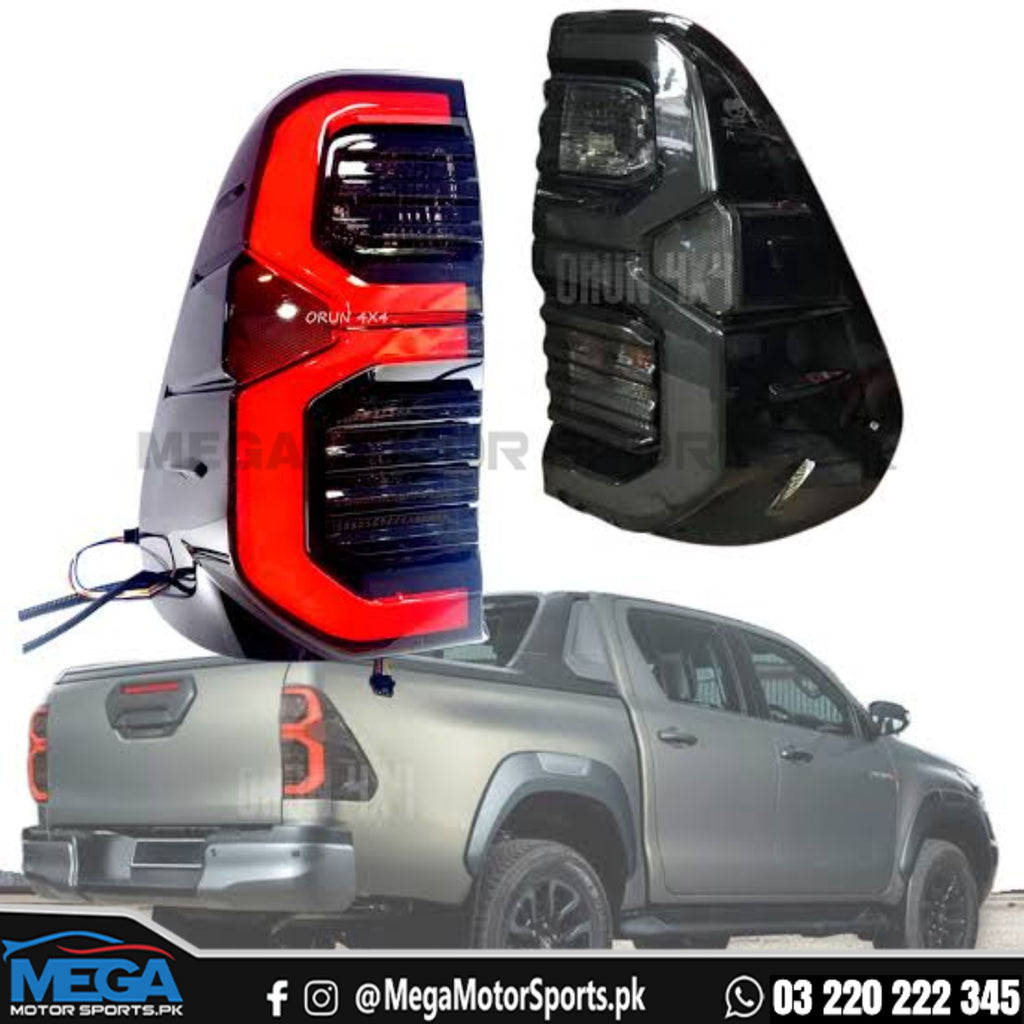 Toyota Revo / Rocco LED Smoke Tail Lights 2016 - 2023