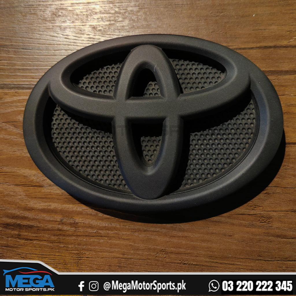 Toyota Hilux Revo Rocco Front Grill Matt Black Logo