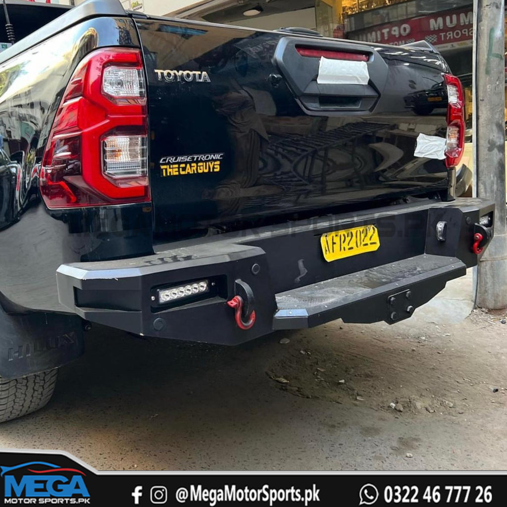 Toyota Hilux Revo / Rocco Rear Hamer Bumper Bull Bar A+