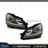 Mercedes C Class W204 Facelift Headlights 2012 - 2014