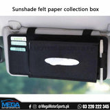 Sun Shades Leather Tissue Box Card Organizer Storage Box