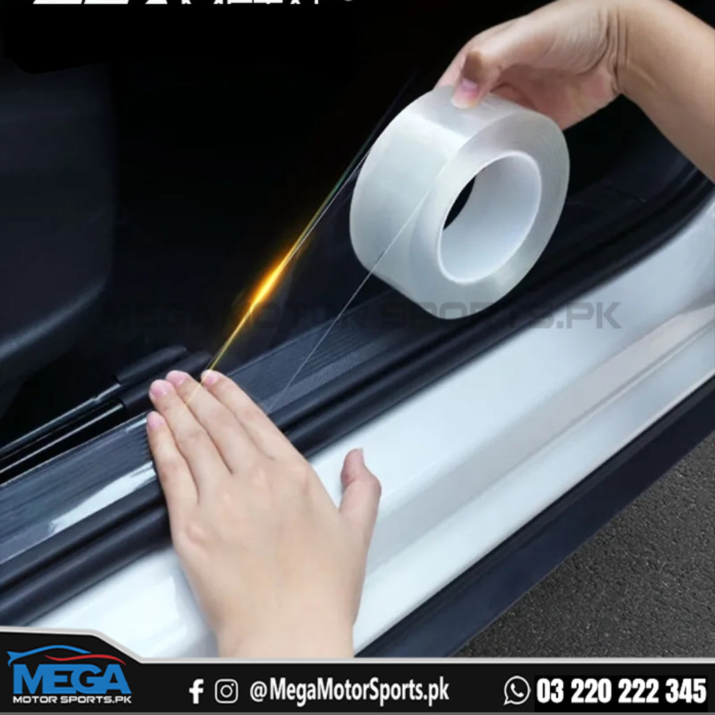 Car Door Sill Edge Protector Sticker Anti Scretch Transparent Film 50mm