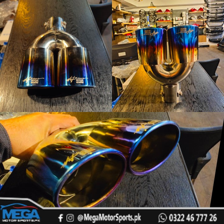 Dual Exhaust Burnt Tips Muffler V1