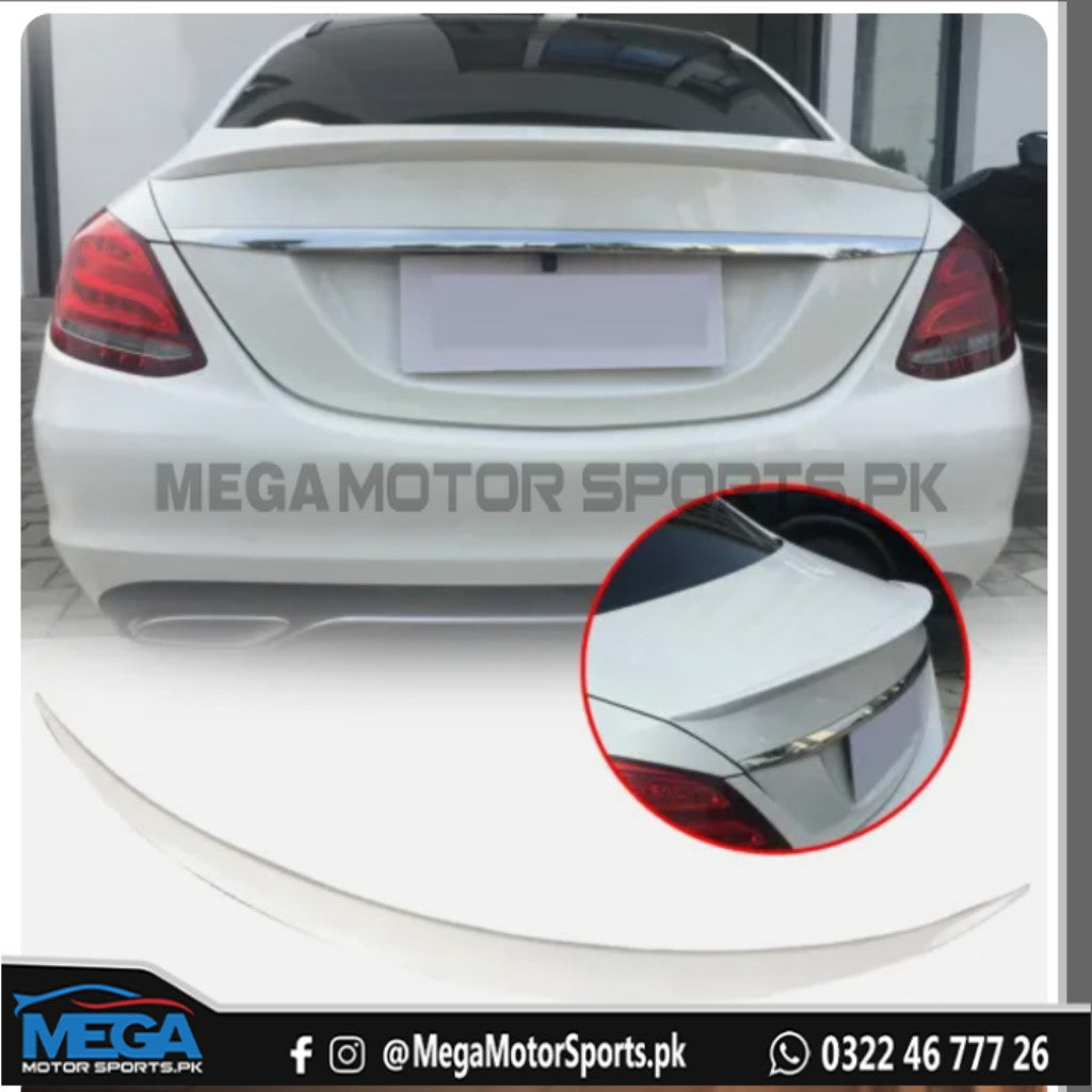 Mercedes W205 C Class Trunk Lip Spoiler 2017+