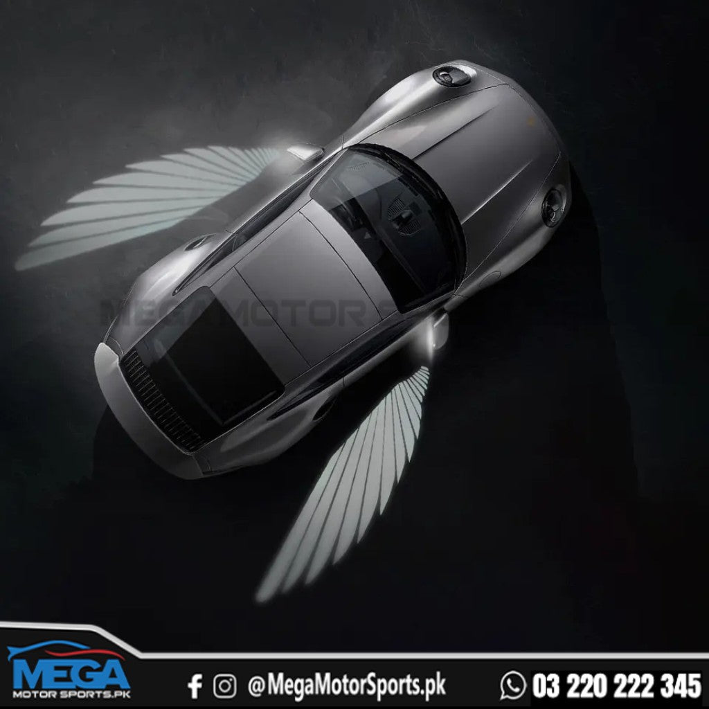 Car Side Mirror Welcome Wing Lights Dynamic Laser Projector LED