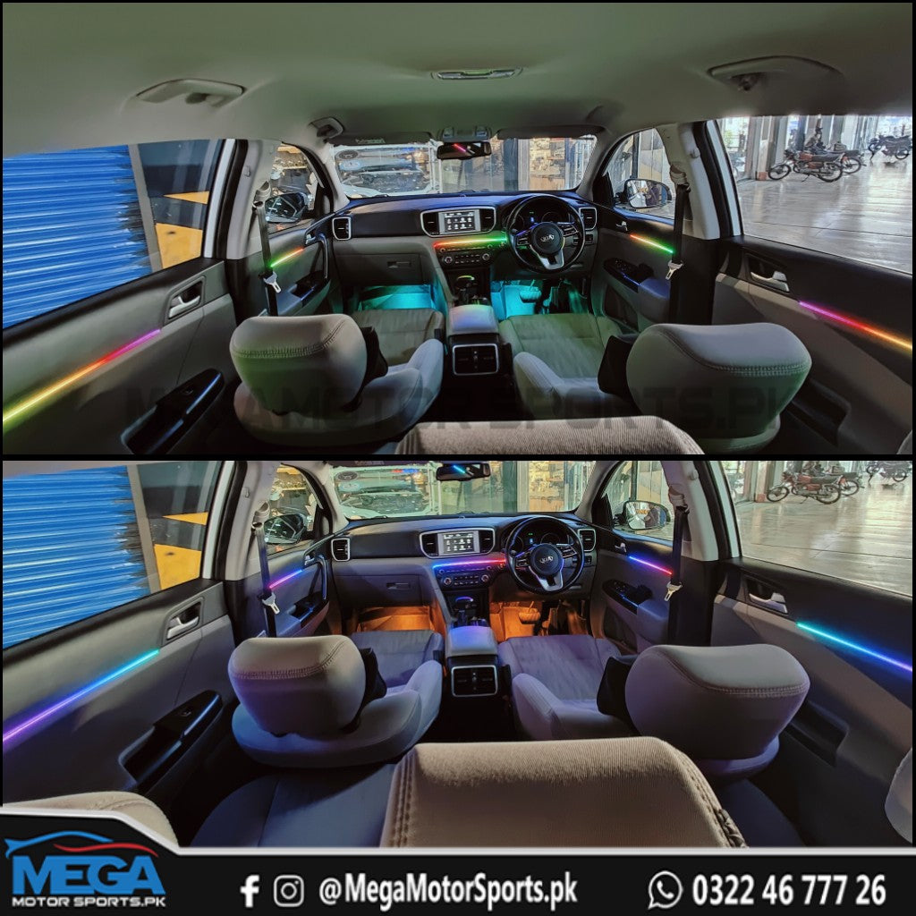 Ambient lights Premium Quality For All Cars 6 Pcs