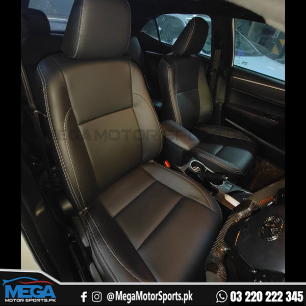 Toyota Corolla Grande X Black Seat Cover (Same As Genuine Style