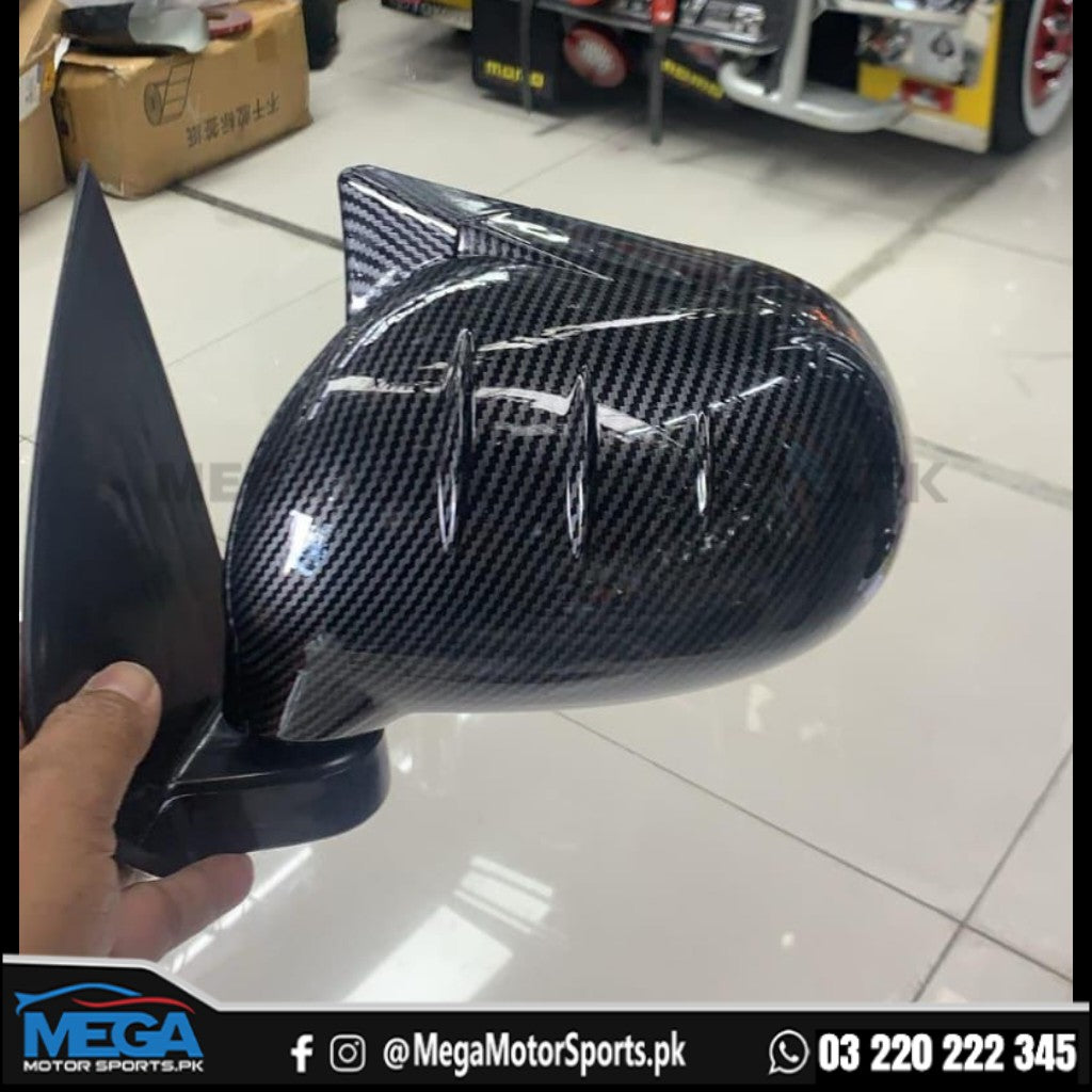 Suzuki Alto VX Carbon Fiber Side Mirror Batman Style 2021 - 2025