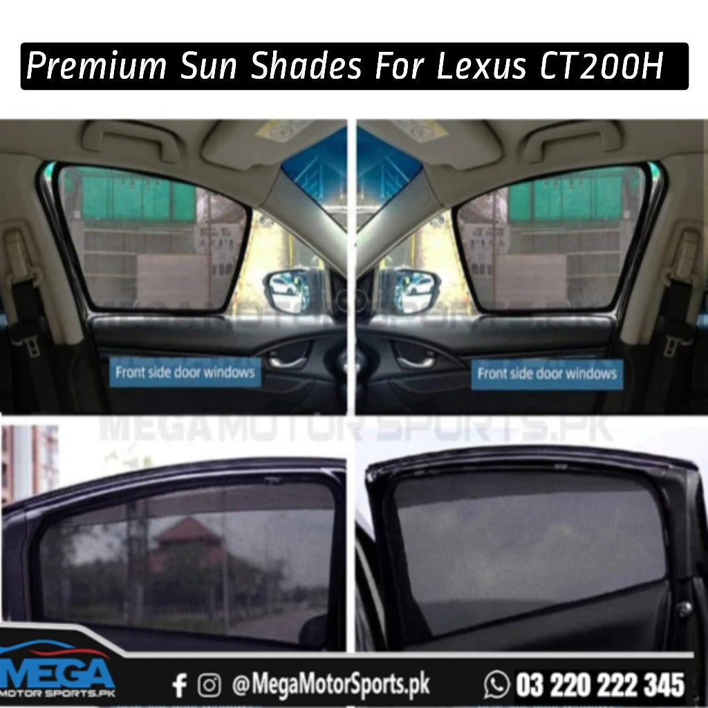 Lexus CT200H Premium Quality Sun Shades