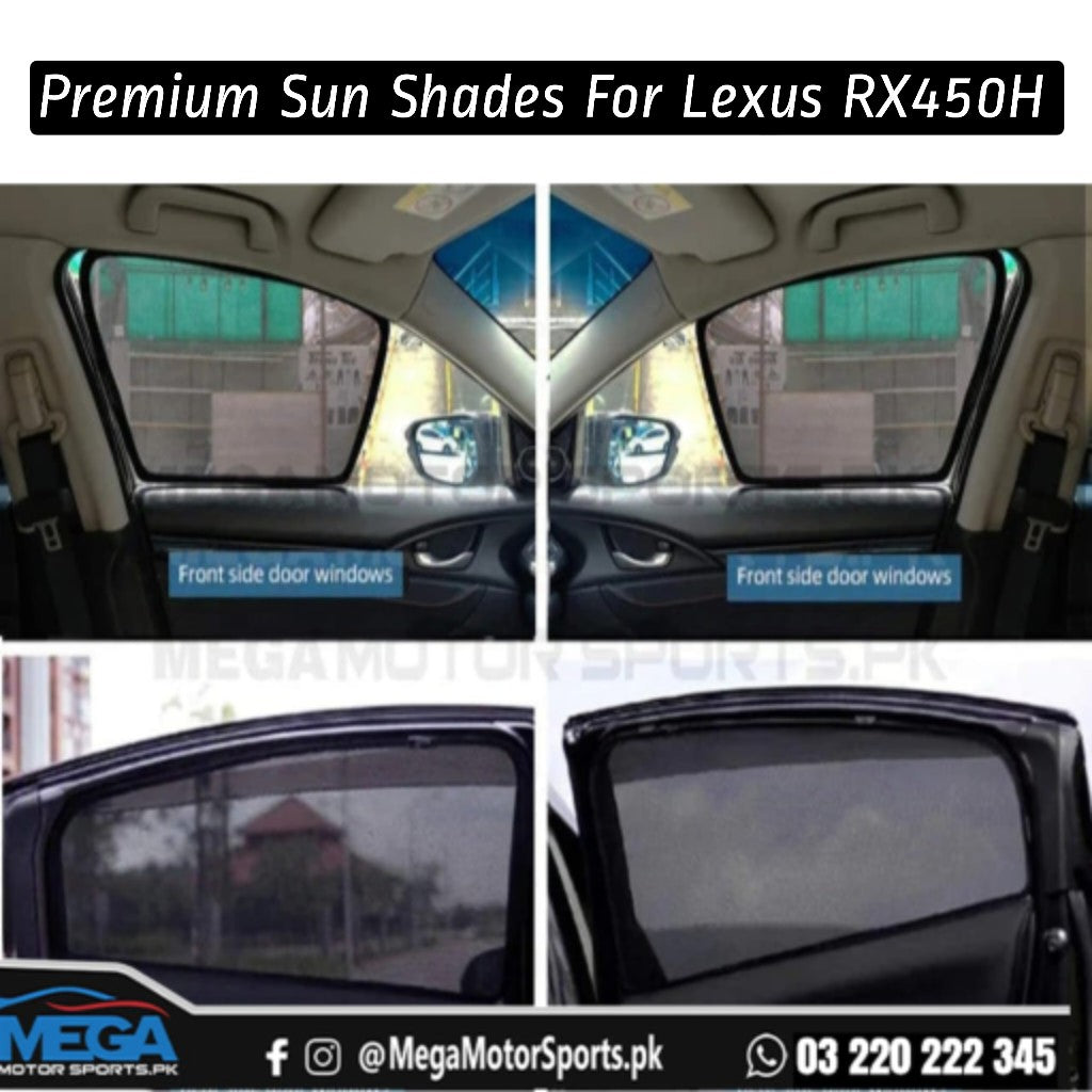 Lexus Rx450h Premium Quality Sun Shades - Mega Shades
