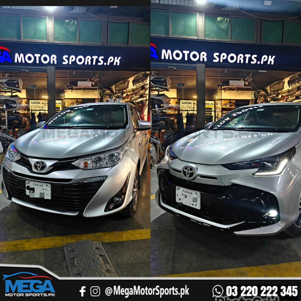 Toyota Yaris 2025 Facelift Conversion | Genuine Parts Upgrade Old 2022 to New 2025