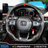Honda Civic Carbon Fiber Paddle Shifter Extension For 11th Generation 2022 2023 2024