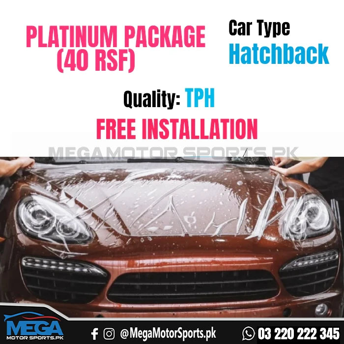 Platinum Package PPF for Hatchback - Type TPH - 40 RF - Paint Protection Film (PPF)