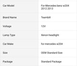 Mercedes C Class W204 Facelift Headlights 2012 - 2014