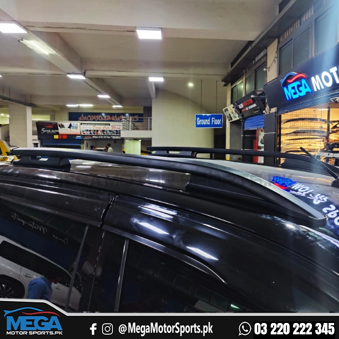 Toyota Hilux Revo Ironman Style Roof Rail Black