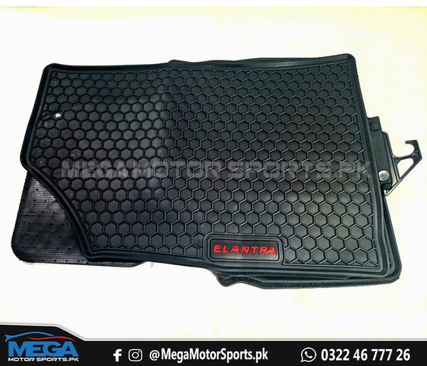 Hyundai Elantra PVC Rubber Floor Mats For 2020 2021 2022 2023 Mega