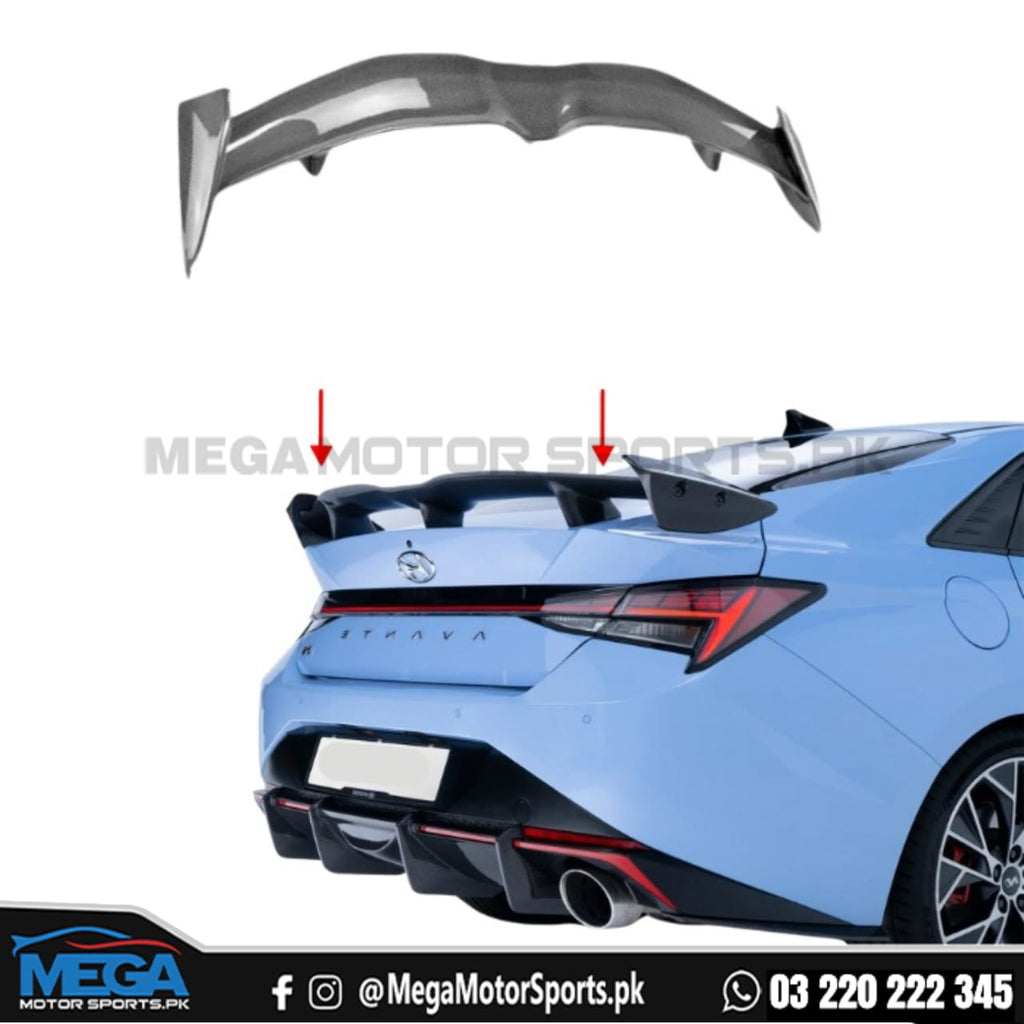 2025 + Hyundai Elantra N Line Spoiler