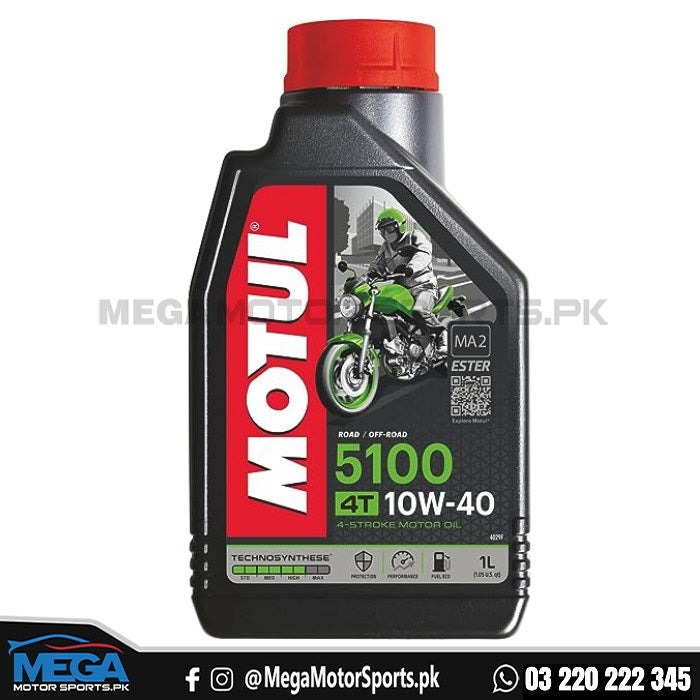 Motul Moto 5100 10W-40 4T Semi-Synthetic (1 liter)