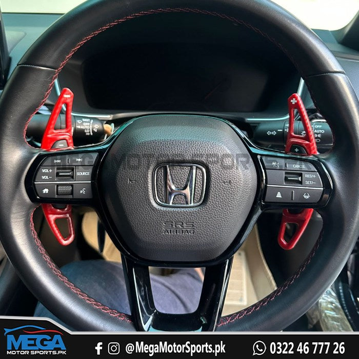 Honda Civic Red Paddle Shifter Extension 11th Generation 2022 2023 2024 2025 2026