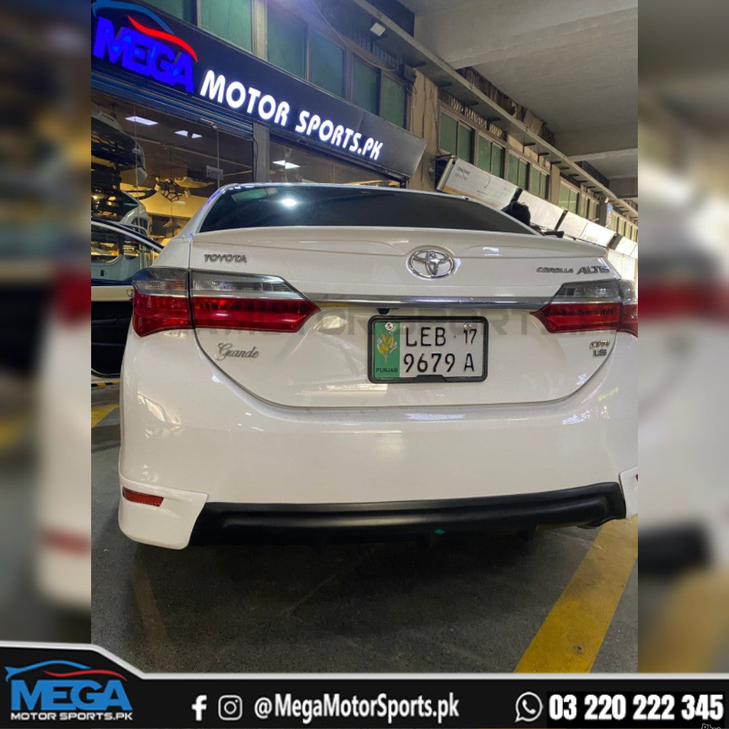 Toyota Corolla TRD Body Kit / Only Rear Bodykit Taiwan - Model 2017-2020