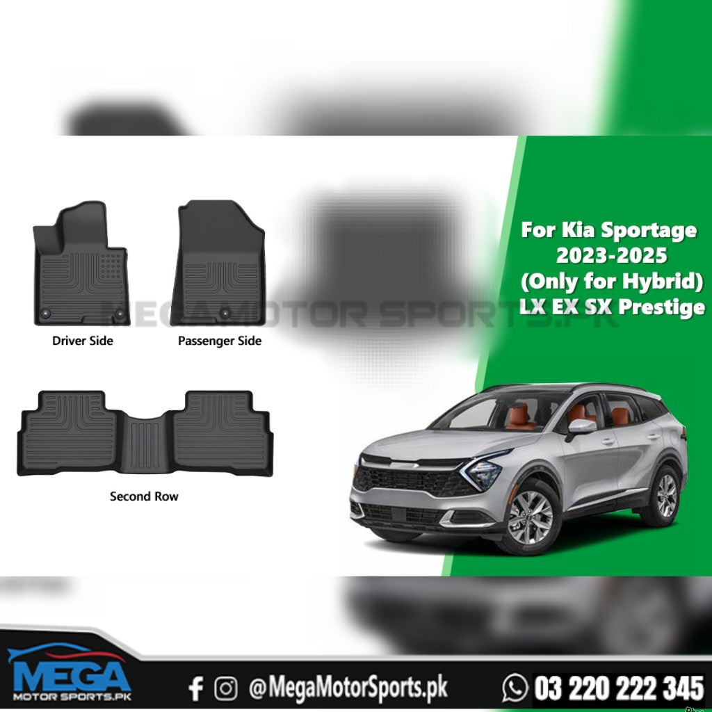 Kia Sportage Hev 2025+ Tpr Floor Mats (TPR,TPE,TPU)