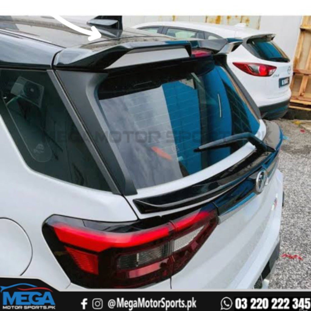 Toyota Raize Modellista Style Roof Spoiler 2019-2025 (Plastic)