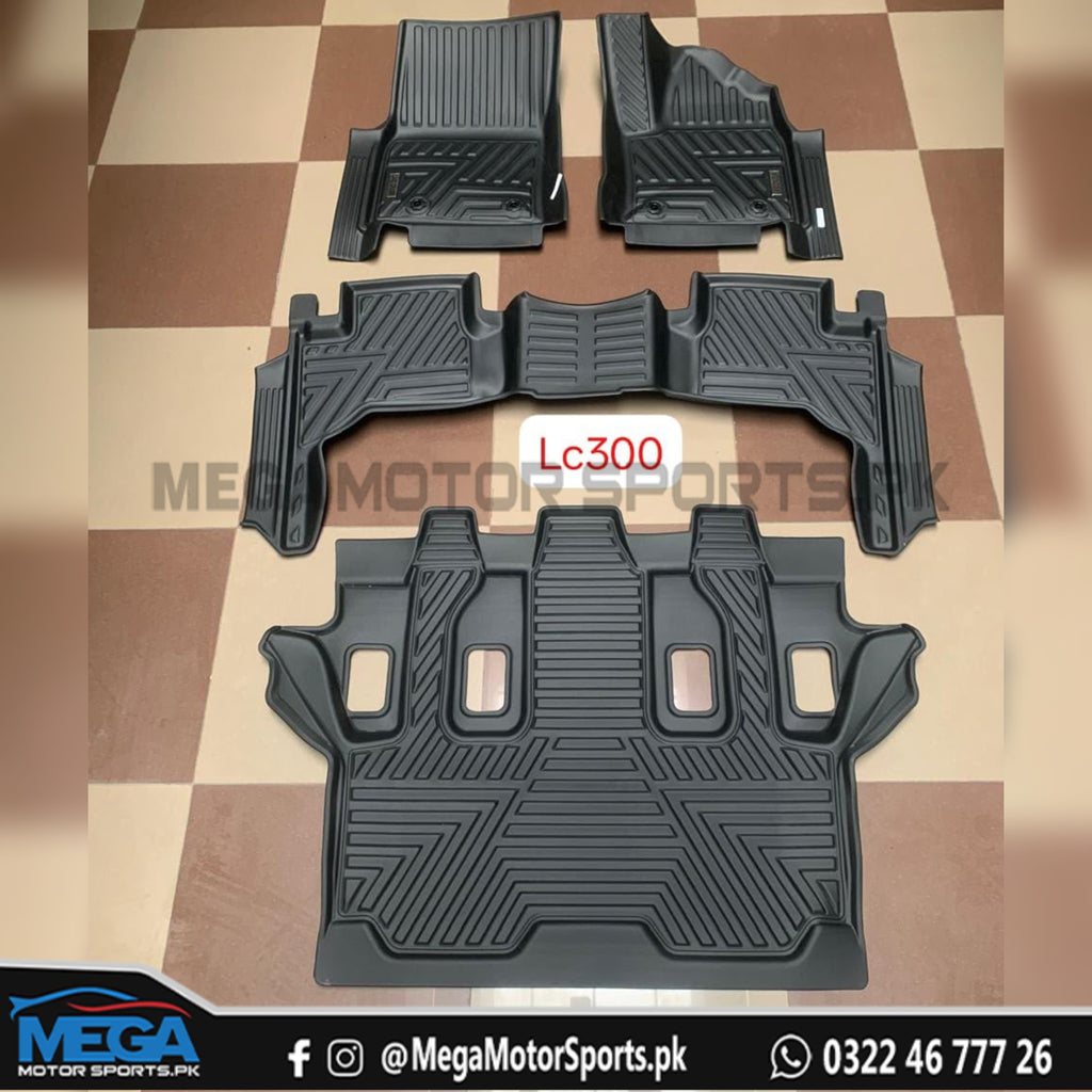 Land Cruiser LC300 TXR TPE Floor Mats 2023 - 2027 (4 Pieces)