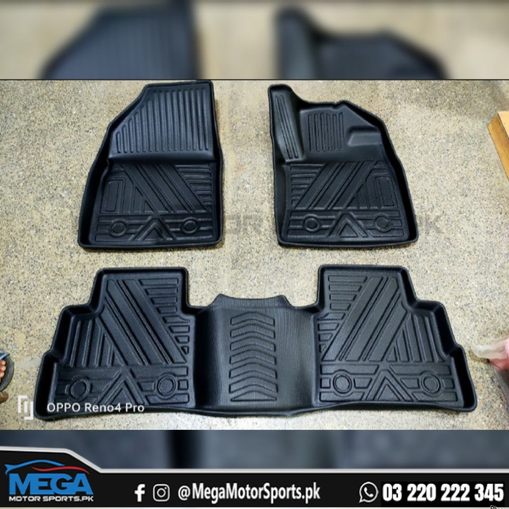 Hyundai Tucson 2025+ Plastic Floor Mats (Tpr,Tpe,Tpu)