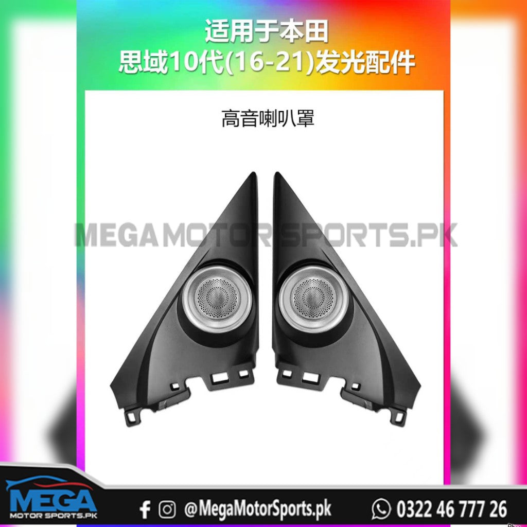 Honda Civic X Door Tweeter With Speaker For 2016-2021